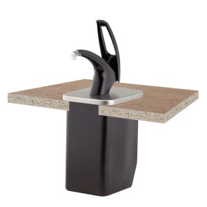 San Jamar Black FrontLine® In-counter Pump System