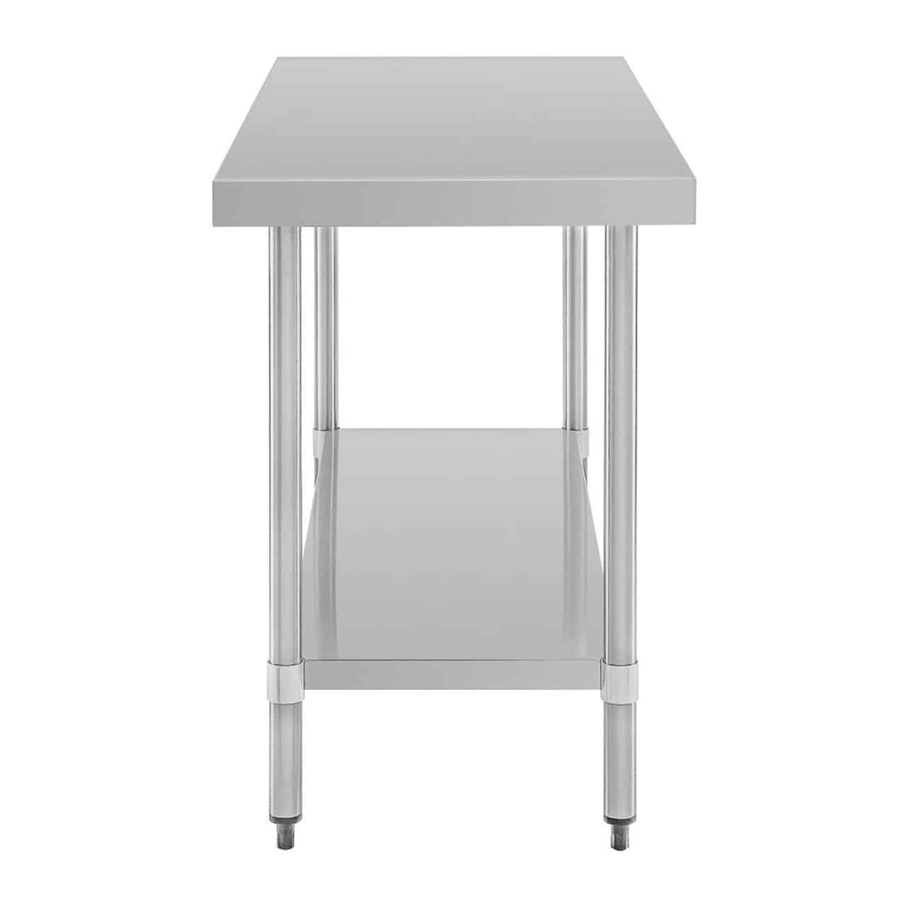Vogue Stainless Steel Prep Table 1500mm – Self Assembly – A2B Catering ...
