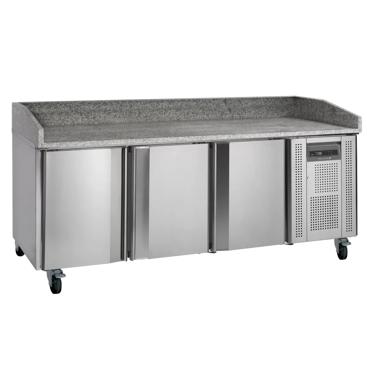 Tefcold PT1300 Preparation Counter – Marble Top – 3 Door – A2B Catering ...