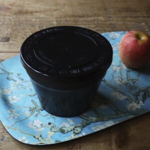 Harfield Tableware - Black MultiPot Lids - Polypropylene - Box of 10