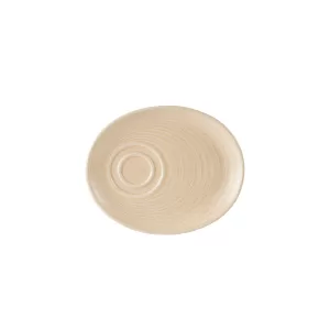 Rustico Premium Stoneware - Nude  Saucer/Side Plate 20x17cm/8" x 6.75"