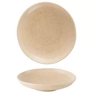 Rustico Premium Stoneware - Nude Deep Plate 26cm/10¼"