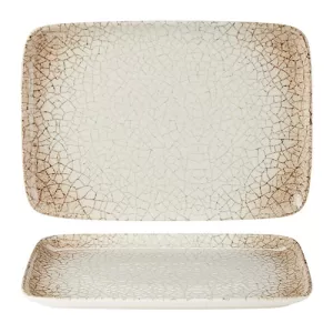 Fusion by Academy - Scorched Rect Platter 33 x 23cm