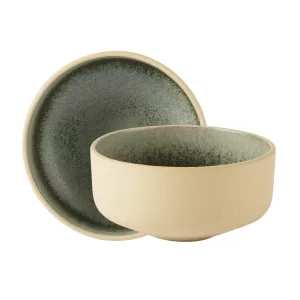 Rustico Stoneware - Pistachio Deep Bowl 13cm/5"