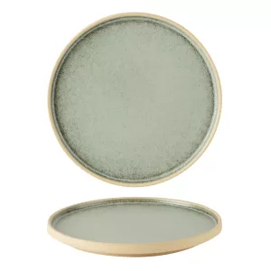 Rustico Stoneware - Pistachio Walled Plate 21cm/8.25"